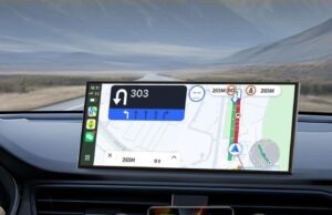 Esta tela Android Auto de 11 polegadas fará com que seu carro pareça novo novamente Tela Carplay sem fio Volam 11'' no carro