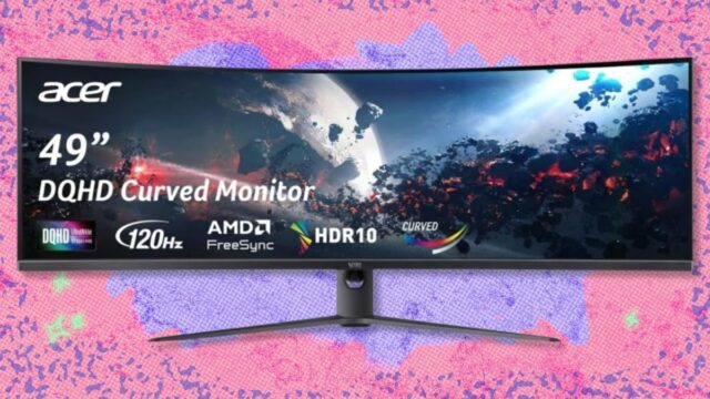 Este monitor de jogos curvo Acer Nitro de 49 polegadas está com o preço mais baixo de todos os tempos na Amazon – economize US $ 100
