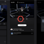 Alterando o volume no Peloton iOS