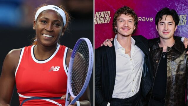 Estrelas de 'Heated Rivalry' Connor Storrie e Hudson Williams convidados para o Aberto da Austrália por Coco Gauff: 'Sou o fã número um deles'
