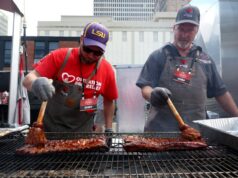 Estrelas de ‘Top Chef’ e ‘Chopped’ na festa da Bay Area Super Bowl LX O jogador do New Orleans Saints, Bub Means, comparece ao Players Tailgate apresentado pelo Bullseye Event Group para o Super 59 em Nova Orleans em 09 de fevereiro de 2025 em New Orleans, Louisiana (Jesse Grant/Getty Images for Bullseye Event Group)