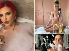 Estrelas tomando banho de espuma para o Dia Nacional do Banho de Espuma Estrelas tomando banho de espuma