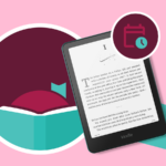 Pessoa usando Amazon Kindle Scribe