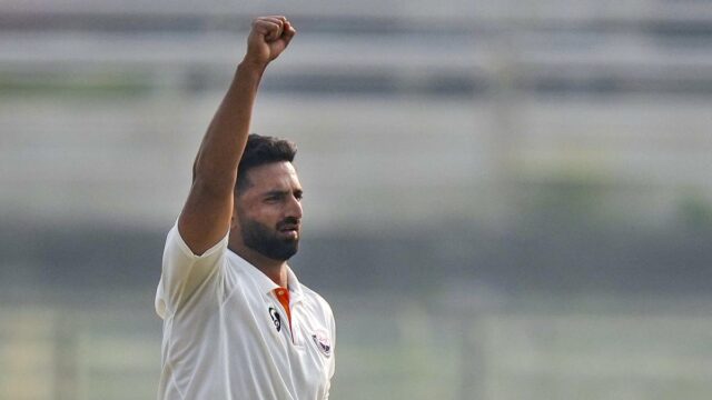 Eu só queria lutar até o fim: Auqib Nabi depois da 'maior batida' contra Hyderabad
