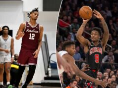 Ex-jogador do Fordham citado em grande escândalo de redução de pontos no basquete universitário O ex-jogador de basquete do Fordham, Elijah Gray, em 2024.