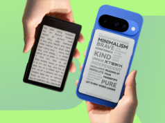 Experimentei este e-reader em miniatura que se conecta ao meu telefone e é surpreendentemente bom leitor eletrônico boox branco no bolso