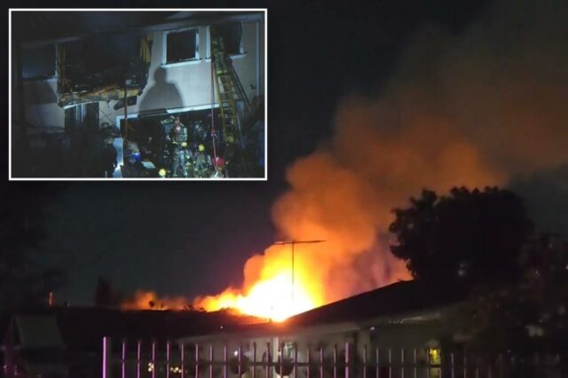 Explosão destrói apartamento em Los Angeles, deixando dois feridos, incluindo uma criança
