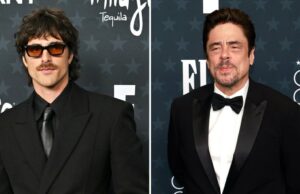 Fãs debatem a escolha da crítica de Jacob Elordi em 2026 para vencer Benicio del Toro Chegada no tapete vermelho de Odessa Azion 2026 Critics Choice Awards