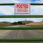 Mapa mostrando a Morrison Canyon Road, na zona rural de Fremont, onde um fazendeiro construiu ilegalmente um portão em uma rua de propriedade da cidade.