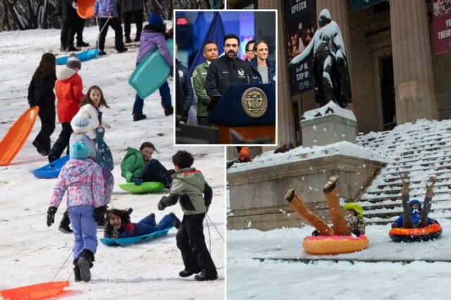 Fazer as crianças estudarem remotamente em 'dias de neve' é uma droga - saia das telas e toque na neve
