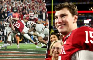 Fernando Mendoza tem final de livro de histórias em Indiana: ‘Momento mais especial da minha vida’ Fernando Mendoza, nº 15 do Indiana Hoosiers, comemora após derrotar o Miami Hurricanes por 27 a 21 no Campeonato Nacional de Playoff de Futebol Universitário de 2026 no Hard Rock Stadium em 19 de janeiro de 2026 em Miami Gardens, Flórida.