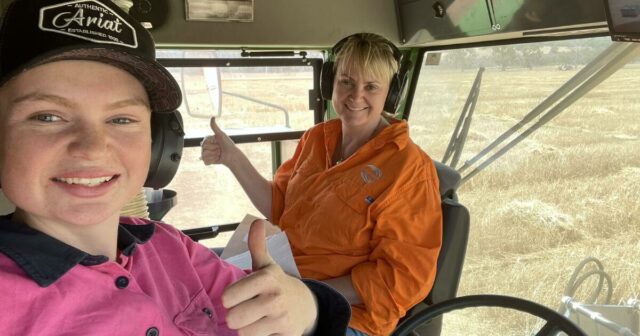 Filhos da equipe passam férias aprendendo os meandros da criação de cereais
