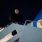 Força Aérea Um vira no meio do voo devido a um “pequeno problema elétrico”