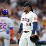 Houston Astros pitcher Framber Valdez