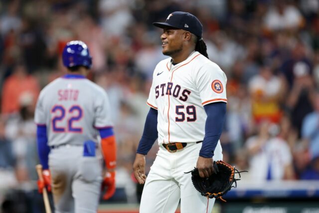 Houston Astros pitcher Framber Valdez