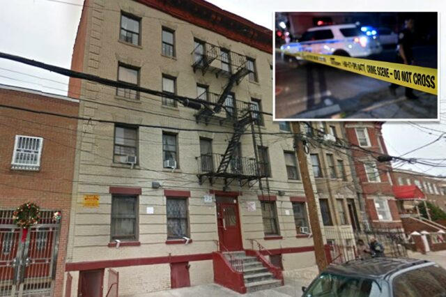 Fugitivo, 26 anos, preso no estado de Washington por estrangular O prédio de apartamentos em 1463 Hoe Ave, no Bronx, onde ocorreu um assassinato.