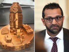 Funcionários do FBI que trabalham na investigação de Trump ‘autopremiaram-se’ com um troféu bizarro, revela Kash Patel Um troféu impresso em 3D com