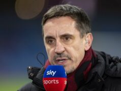 Gary Neville acha que identificou o ‘momento matador’ que custou a Ruben Amorim seu emprego no Man Utd O técnico do Manchester United, Ruben Amorim, durante a partida da Premier League entre Crystal Palace e Manchester United no Selhurst Park em 2025 em Londres, Inglaterra.