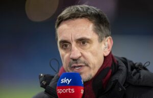 Gary Neville acha que identificou o ‘momento matador’ que custou a Ruben Amorim seu emprego no Man Utd O técnico do Manchester United, Ruben Amorim, durante a partida da Premier League entre Crystal Palace e Manchester United no Selhurst Park em 2025 em Londres, Inglaterra.