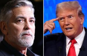 George Clooney aplaude o discurso de Trump no NYE: ‘Temos que tornar a América grande novamente. Começaremos em novembro’ George Clooney aplaude o discurso de Trump no NYE: 'Temos que tornar a América grande novamente. Começaremos em novembro'