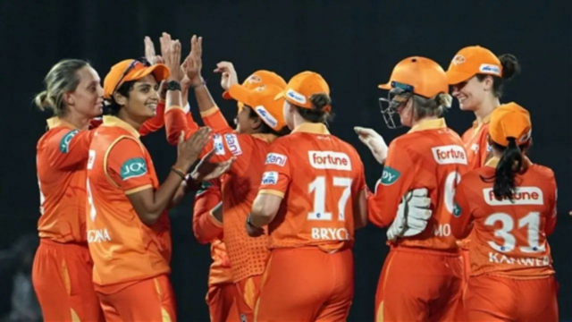 Gigantes de Gujarat postam 207/4 na segunda partida do WPL contra UP Warrrorz
