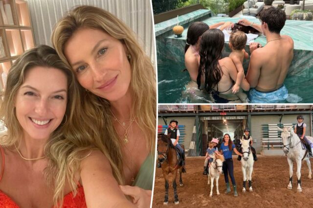 Gisele Bündchen compartilha fotos raras de família com o marido Gisele Bündchen compartilha fotos raras de família com o marido Joaquim Valente e filhos: Meu ‘coração está cheio de gratidão’