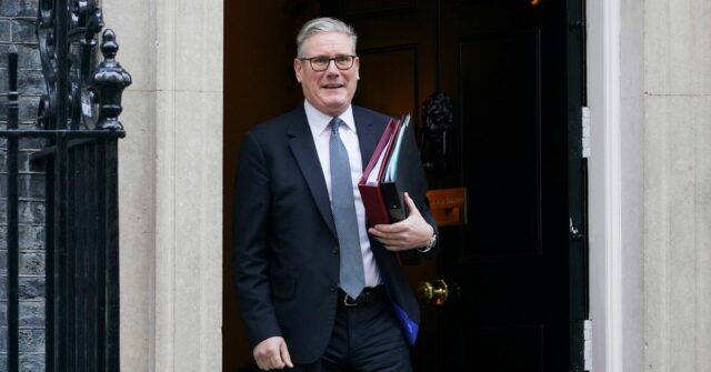 O primeiro-ministro britânico, Keir Starmer