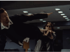 Harry Styles revela lista de faixas do álbum e combate corpo a corpo – e coreografia – com um estranho no vídeo de ‘Aperture’ Harry Styles revela lista de faixas do álbum e combate corpo a corpo - e coreografia - com um estranho no vídeo de 'Aperture'