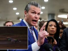 Hegseth diz aos empreiteiros de defesa para ‘intensificarem’, alerta que o orçamento de guerra de US$ 1,5 trilhão de Trump é ‘uma mensagem para o mundo’ O secretário de Defesa dos EUA, Pete Hegseth, fala à mídia em um briefing para a Câmara dos Representantes sobre a situação na Venezuela.