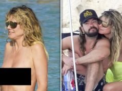 Heidi Klum continua férias de topless com o marido Tom Kaulitz em St. Heidi Klum Tom Kaulitz sub backgrid 2