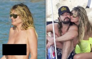 Heidi Klum continua férias de topless com o marido Tom Kaulitz em St. Heidi Klum Tom Kaulitz sub backgrid 2