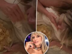 Heidi Klum recebe massagem na bunda enquanto devora batatas fritas gordurosas em vídeo atrevido Heidi Klum recebe massagem na bunda enquanto devora batatas fritas gordurosas em vídeo atrevido