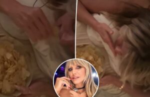 Heidi Klum recebe massagem na bunda enquanto devora batatas fritas gordurosas em vídeo atrevido Heidi Klum recebe massagem na bunda enquanto devora batatas fritas gordurosas em vídeo atrevido