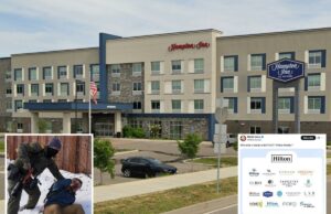 Hilton enfrenta pedidos de boicote após hotel em Minneapolis ser acusado de banir agentes do ICE Exterior do Hampton Inn by Hilton Lakeville Minneapolis.