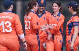 Holanda garante qualificação histórica para a Copa do Mundo Feminina T20; Bangladesh também faz o corte Holanda garante qualificação histórica para a Copa do Mundo Feminina T20; Bangladesh também faz o corte