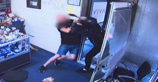 Um homem de Brisbane, que estava a poucas semanas do tratamento contra o câncer, reagiu com um facão para afastar ladrões violentos de sua loja.