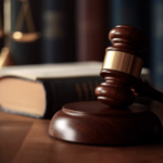 O homem de Calabasas se declara culpado de evasão fiscal e operação ilegal de jogos de azar offshore. Martelo do juiz em um tribunal