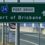 Porto de Brisbane.
