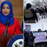 Ilhan Omar compara os ataques do ICE dos 'malditos Estados dos EUA' à sua Somália natal