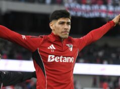 Imprensa sul-americana afirma que Manchester United está de olho no River Plate e na estrela da Argentina com grande cláusula de rescisão Lautaro Rivero do River Plate em ação