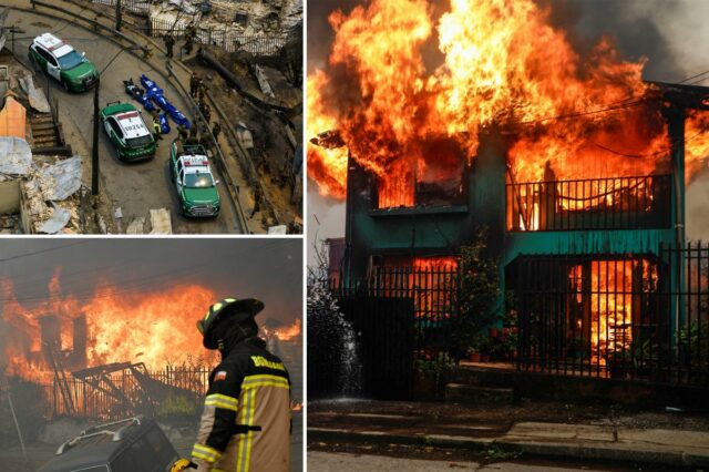 Incêndios florestais atingem o Chile, deixando 18 mortos e forçando milhares de pessoas a fugir
