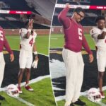 Jameis Winston visita o estado da Flórida com seu irmão, que se comprometeu com o futebol americano na faculdade em dezembro de 2025.
