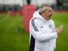 O técnico vinculado ao Man Utd já ‘decidiu’ deixar seu atual clube após esta temporada, ‘Ansioso por vir…’ O técnico do Manchester United, Ruben Amorim, fala durante entrevista coletiva no complexo de treinamento Carrington em 2025, em Manchester, Inglaterra.