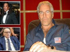 Jay-Z e Harvey Weinstein aparecem no último despejo de arquivos de Epstein do DOJ Harvey Weinstein está sentado em uma mesa no tribunal, ladeado por dois policiais.