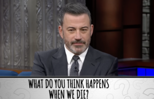 Jimmy Kimmel responde às perguntas rápidas de Stephen Colbert e é surpreendentemente profundo Jimmy Kimmel responde às perguntas rápidas de Stephen Colbert e é surpreendentemente profundo