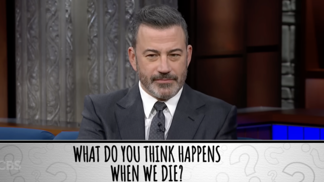 Jimmy Kimmel responde às perguntas rápidas de Stephen Colbert e é surpreendentemente profundo

