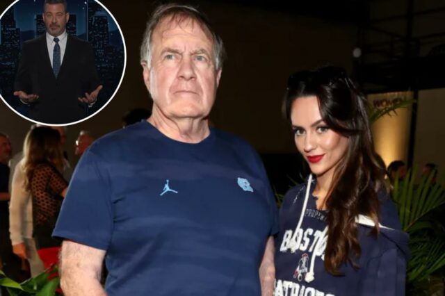 Jimmy Kimmel zomba de Bill Belichick e Jordon Hudson após desprezo pelo Hall da Fama
