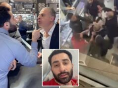 Joalheiros rivais do Diamond District de Nova York entram em uma briga selvagem capturada pelas câmeras por causa de alegações de fraude Joalheiros rivais do Diamond District de Nova York entram em uma briga selvagem capturada pelas câmeras por causa de alegações de fraude