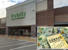 Jogador da Georgia Mega Millions reivindica jackpot de US$ 983 milhões – o maior prêmio de loteria do estado O Publix Super Market no Arbor Springs Plaza em Newnan, Geórgia, onde um ingresso da Mega Millions de US$ 983 milhões foi vendido em 14 de novembro de 2025.