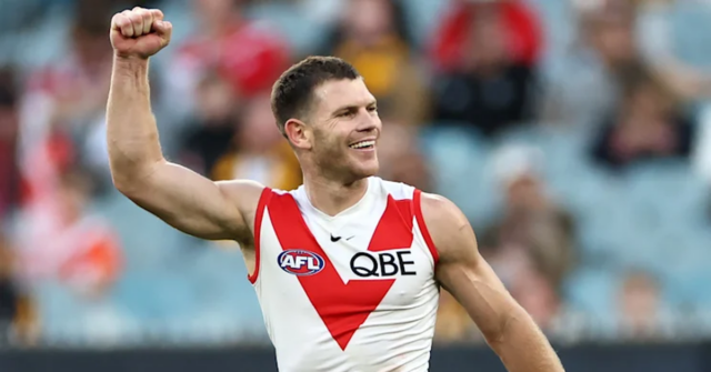 O meio-campista do Sydney Swans, Taylor Adams.